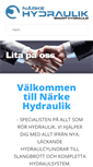Mobile Screenshot of narkehydraulik.se